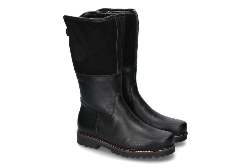 dirndl + bua Stiefel gefüttert PANIOLO VELOUR SCHWARZ (40) dirndl + bua Stiefel gefüttert PANIOLO VELOUR SCHWARZ (40)