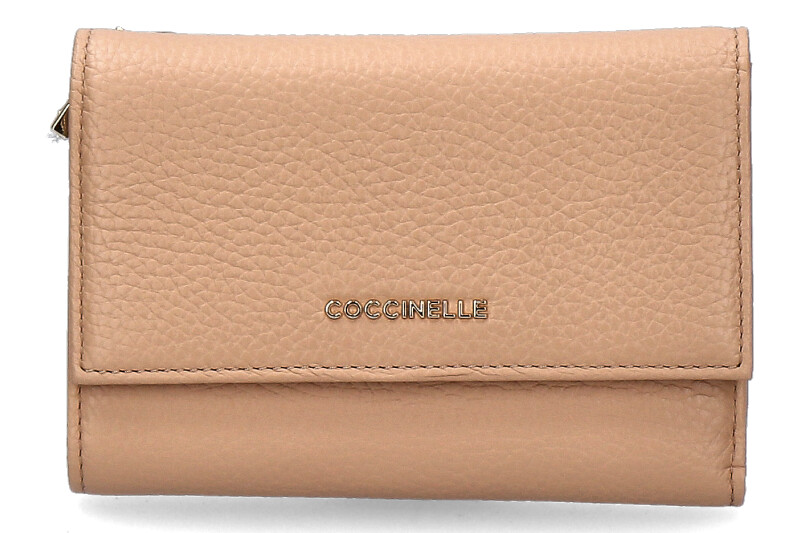 Coccinelle Portemonnaie METALLIC SOFT TOASTED Coccinelle Portemonnaie METALLIC SOFT TOASTED