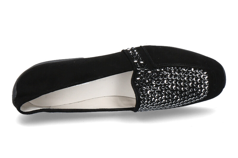 Mania Slipper CAMOSICO NERO SWAROVSKI (38)