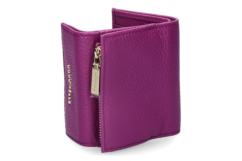 Coccinelle Portemonnaie GRAIN LEATHER METALLIC SOFT DAHLIA Coccinelle Portemonnaie GRAIN LEATHER METALLIC SOFT DAHLIA
