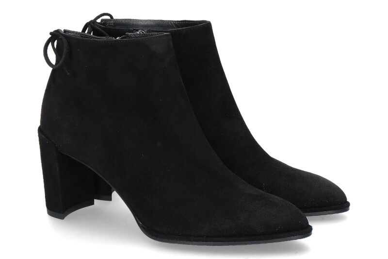 Stuart Weitzman Stiefelette LOFTY BLACK SUEDE (38½)