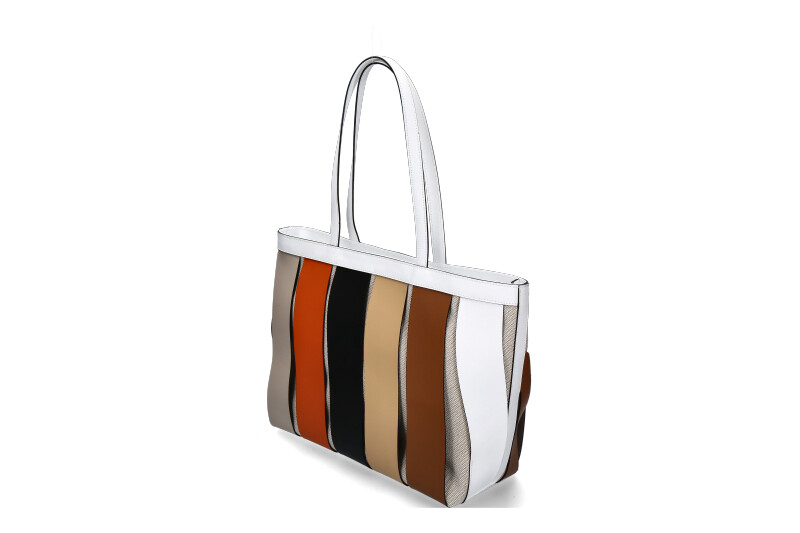 Gianni Notaro Shopper 562 BIANCO MULTICOLOR