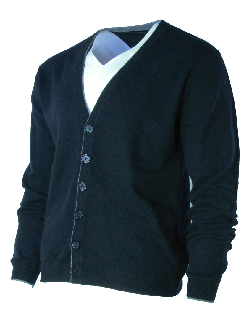 Buxton Street Cardigan CASHMERE BLACK (48)