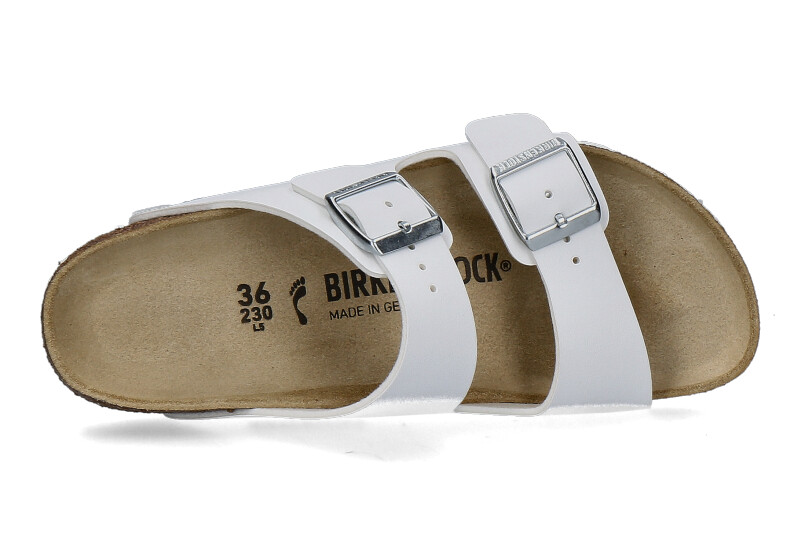 Birkenstock Pantolette ARIZONA SCHMAL BIRKO-FLOR WEIß (39) Birkenstock Pantolette ARIZONA SCHMAL BIRKO-FLOR WEIß (39)