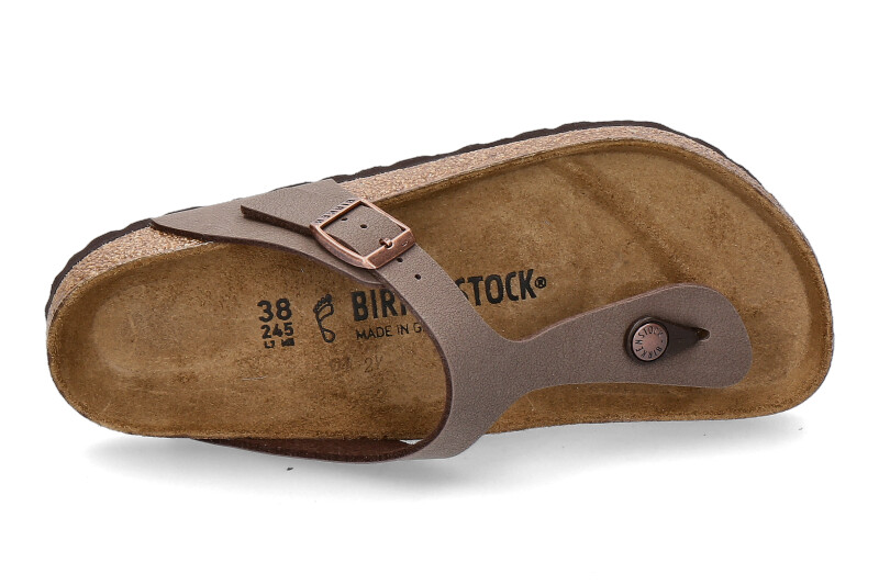 Birkenstock Pantolette normal GIZEH NUBUK MOCCA  (40)