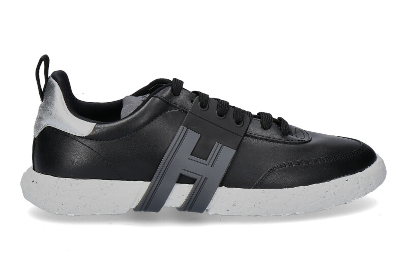 Hogan Sneaker ALLACCIATO ARGENTO NERO 