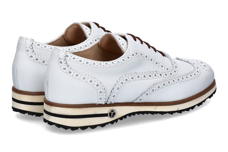 Tee Golf Shoes Damen- Golfschuh EVA VITELLO WP BIANCO (41)