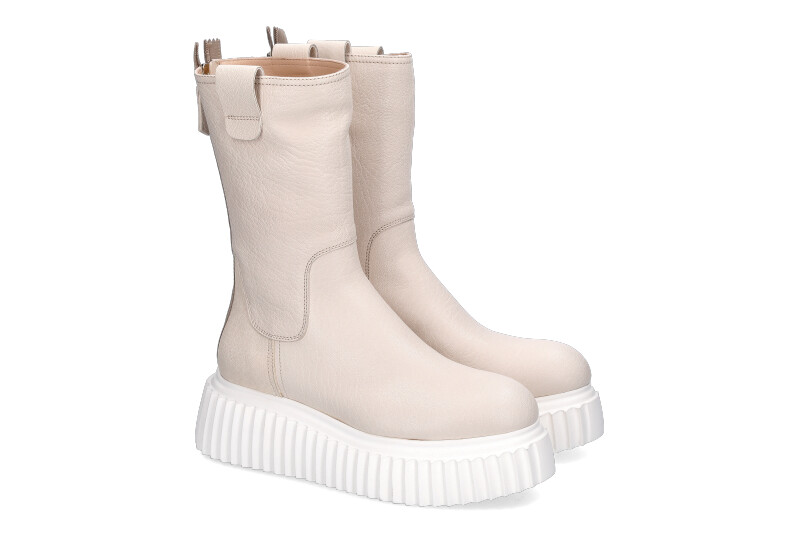 AGL Combat Boots NAPPA MILK CREAM (39)