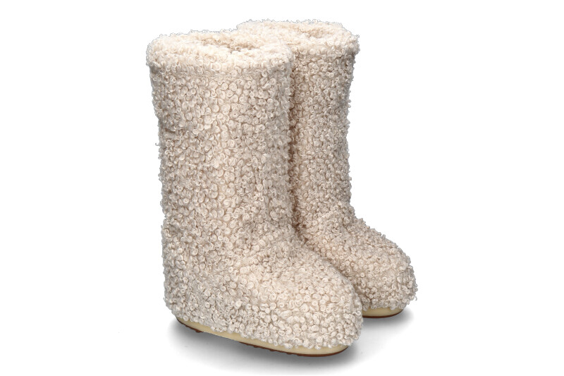 Moon Boot Snowboot ICON FAUX FUR CURLY- cream