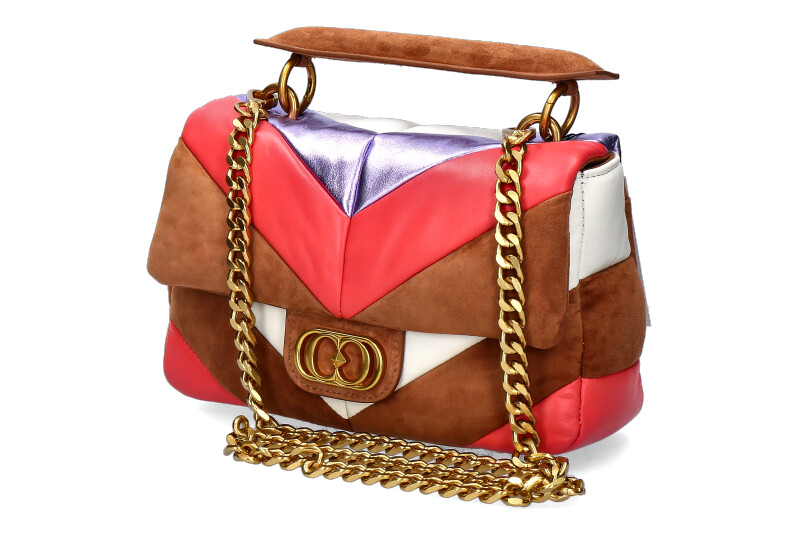 La Carrie Handtasche AMITOLA STRIPES MULIT TAUPE La Carrie Handtasche AMITOLA STRIPES MULIT TAUPE