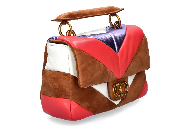 La Carrie Handtasche AMITOLA STRIPES MULIT TAUPE La Carrie Handtasche AMITOLA STRIPES MULIT TAUPE