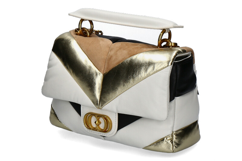 La Carrie Handtasche AMITOLA STRIPES MULTI BEIGE La Carrie Handtasche AMITOLA STRIPES MULTI BEIGE